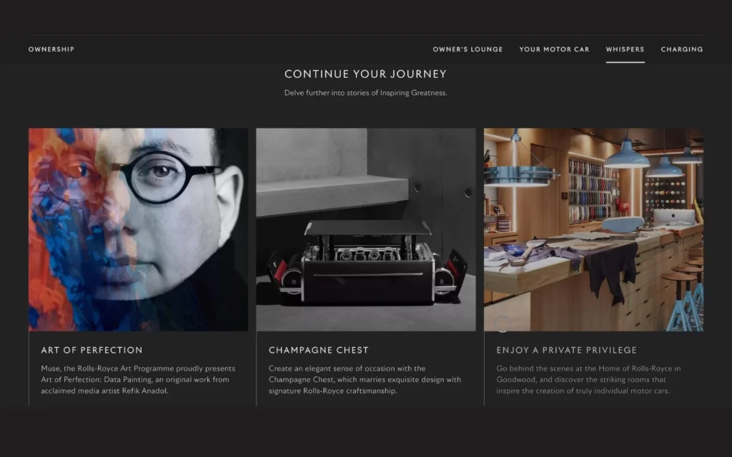 Exclusive experiences